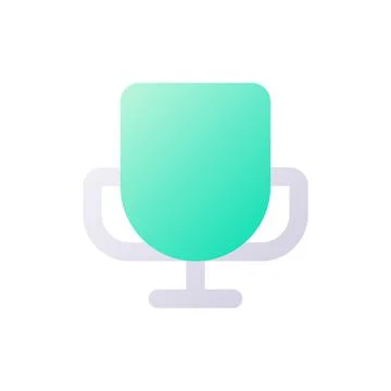 Champion cup pixel perfect flat gradient two-color ui icon イラスト素材