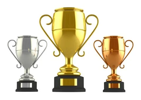 Champion cups Stock Illustration