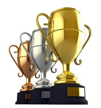 Champion cups Stock Illustration
