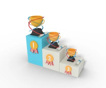 Champion education trophy 3D Model