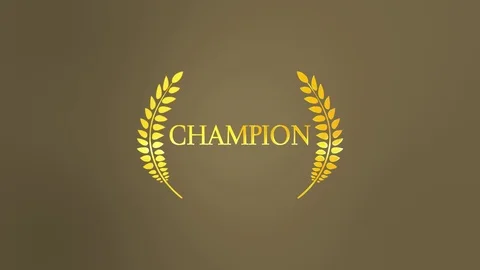 Champion Laurel Light Reveal Stock Footage 101978930