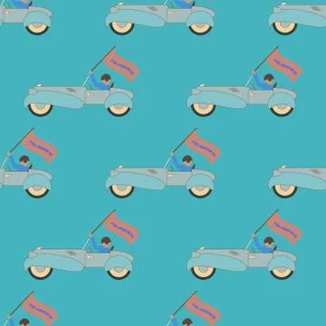 Champion  seamless pattern.  Stock Illustration