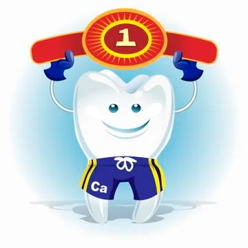 Champion tooth Stock Illustration