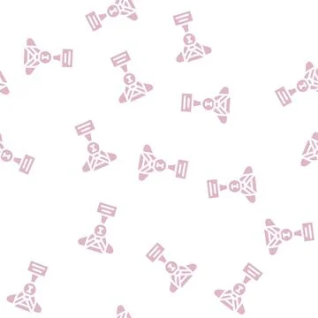 Champion win cup glyph vector seamless pattern Stock Illustration