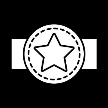 Championship belt solid icon. vector illustration isolated on black. glyph style 스톡 일러스트