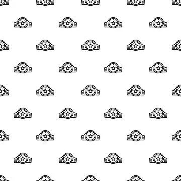 Championship belts pattern symbolizing victory and success background Illustrazione stock