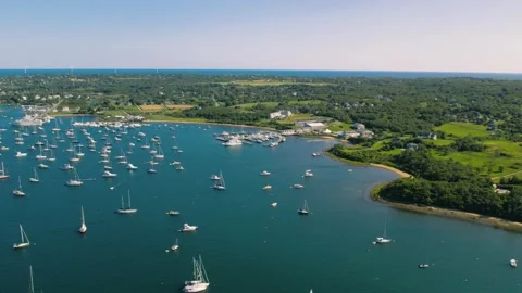Champlin's Marina &amp; Resort Stock Footage 287964405