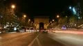 Champs d’Elysees. Timelapse. HD Footage