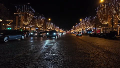 Champs Élysée Paris Stock Footage 323794467