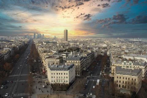 Champs elysee paris Stock Photos