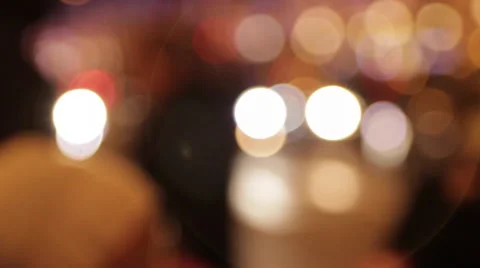 Champs Elysees at Night Stock Footage 47207941