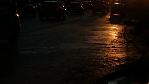 Champs Elysees at Sunrise Video stock 101656687