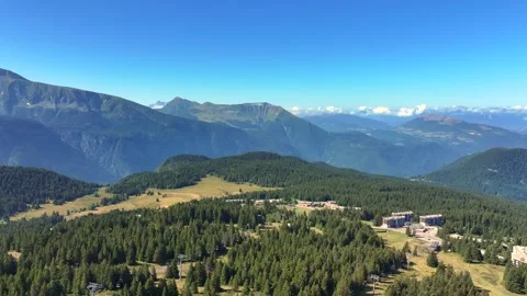 Chamrousse Mountains in Summer Stock Footage 320432013