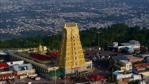 Chamundeshwari Temple, Mysore, India. Stock Footage 247430816