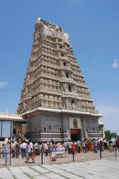 Chamundeshwari Temple, Mysore Stock Photos