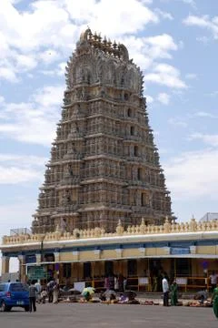 Chamundeshwari Temple, Mysore Stock Photos