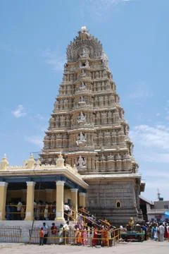 Chamundeshwari Temple, Mysore Stock Photos
