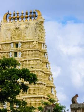 Chamundi Devi Temple Foto stock