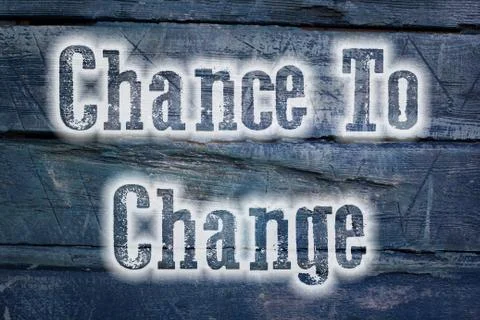Chance to change concept Stock Illustration