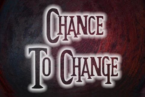 Chance to change concept Stock Illustration