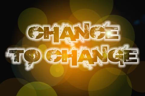Chance to change concept Stock Illustration