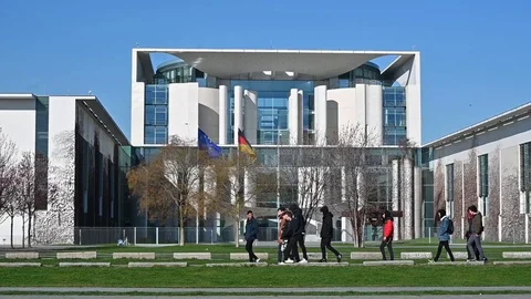 Chancellery in Berlin Video stock 107148867