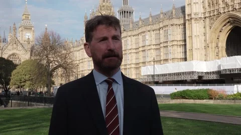 'Chancellor has painted herself into a corner' says SNP's Dave Doogan in reacti Video stock 330069232
