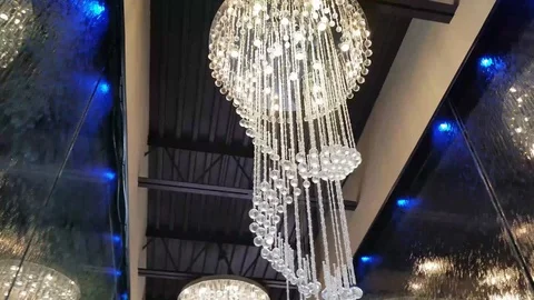 Chandelier 2 Stock Footage 90872026