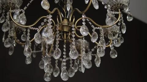 Chandelier in the apartment Stock Footage 119533056