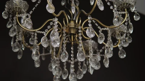 Chandelier in the apartment Stock Footage 119533089