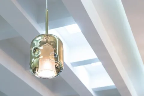 Chandelier on the ceiling Stock Photos