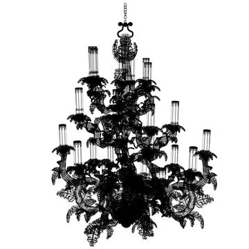 Chandelier classic Flower 3D Model