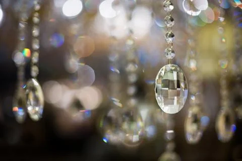 Chandelier close-up Stock Photos