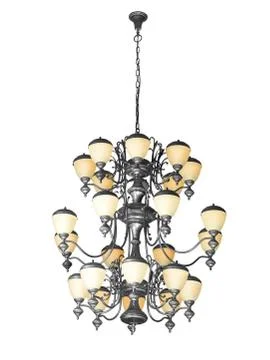 Chandelier - decorative element 스톡 사진