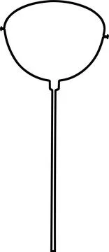 Chandelier drawing Stock-Illustration