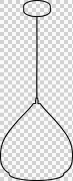 Chandelier drawing Stock-Illustration