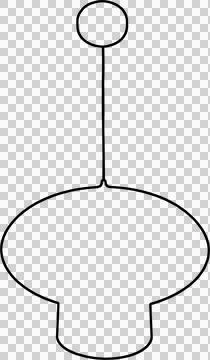 Chandelier drawing Stock-Illustration
