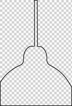Chandelier drawing Stock-Illustration