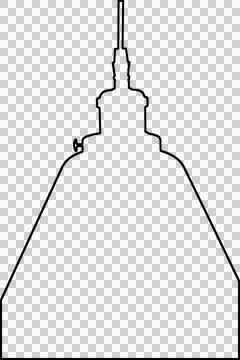 Chandelier drawing Stock-Illustration