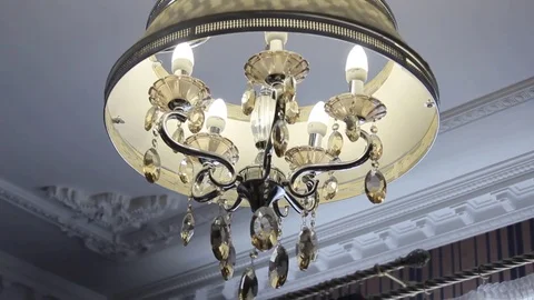 Chandelier Stock Footage 82938860