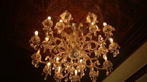 Chandelier Stock Footage 139950422