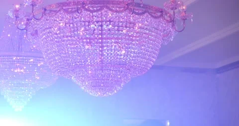 Chandelier for a holiday Stock Footage 220951342