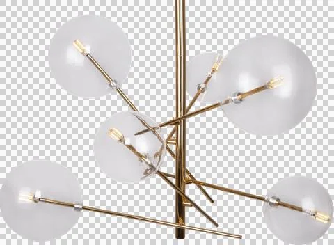 Chandelier isolated Stock Photos