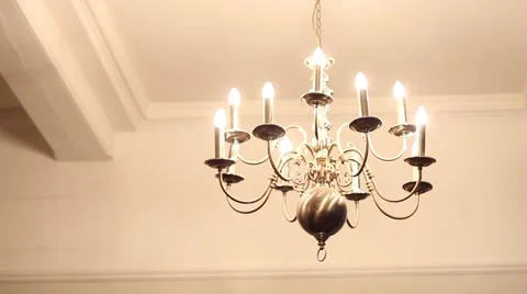 Chandelier, luxury light fitting - Pan 動画素材 49813641
