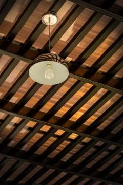 Chandelier or Light Lamp Hanging From Ceiling Stock Photos