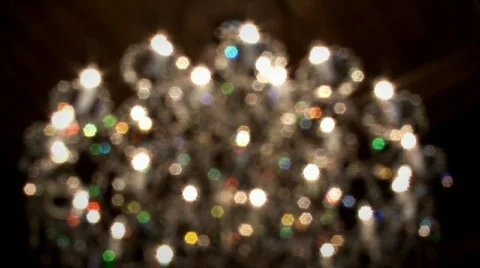 Chandelier out of focus 스톡 동영상 712891