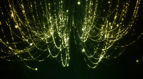 Chandelier Particle Lights Background Stock Footage 52529228