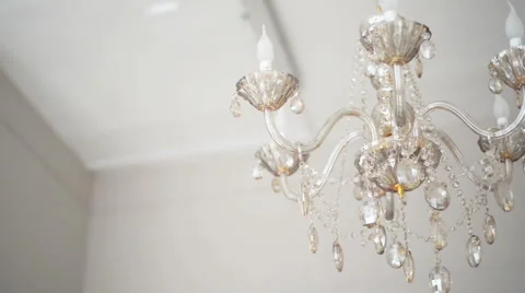 Chandelier in the room Видео 60942941