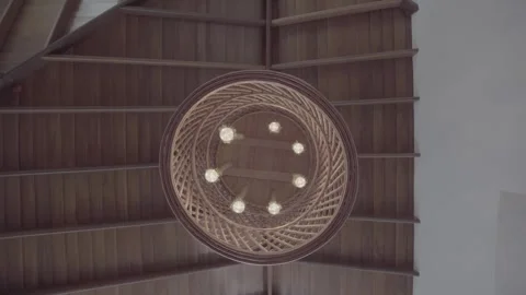 Chandelier Rotation Video stock 287968132