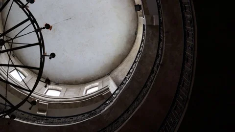 Chandelier in the tower of a SunWorld. Video stock 120539673